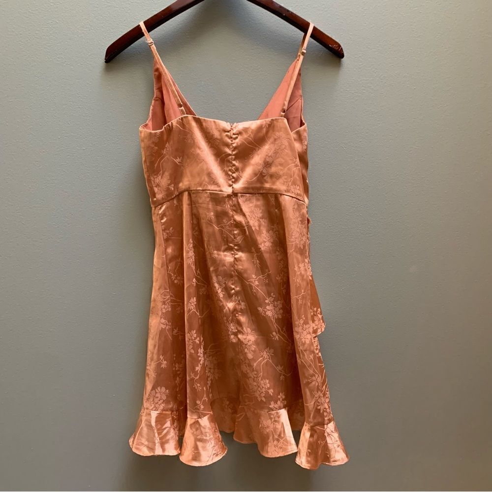 Altar’d State Gold Mini Dress Small - Picture 7 of 8